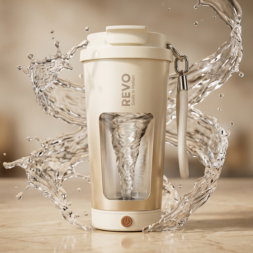 Revo Cup Cream and Champagne Gold