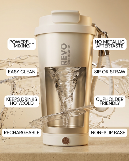 Revo Cup Cream and Champagne Gold